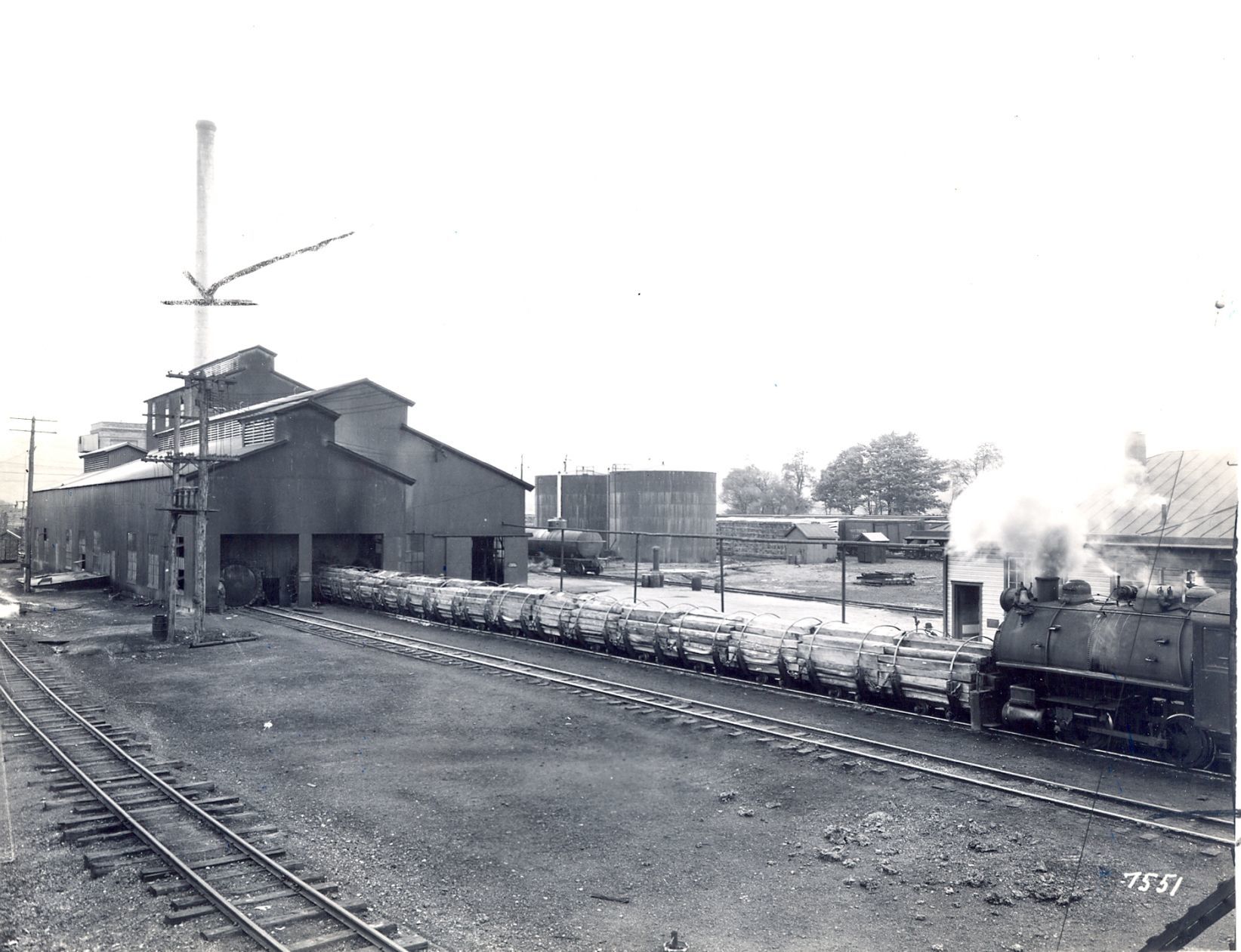 N&W tie treating plant